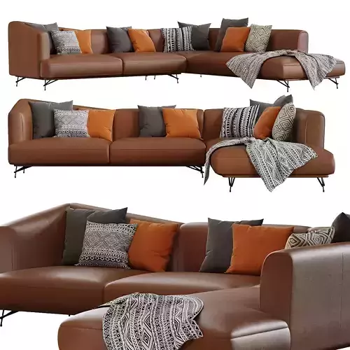 Ditre Italia  Lennox Chaise Lounge 3D model