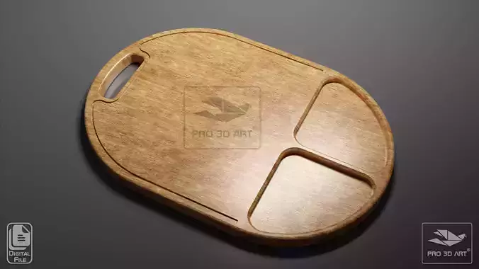 Oval Cutting Board - Files for CNC 