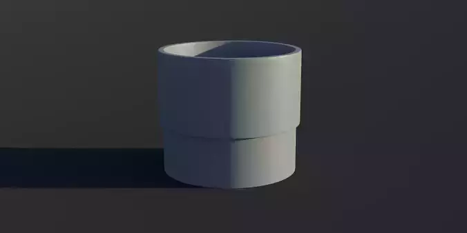 IKEA NYPON Plant Pot Grey