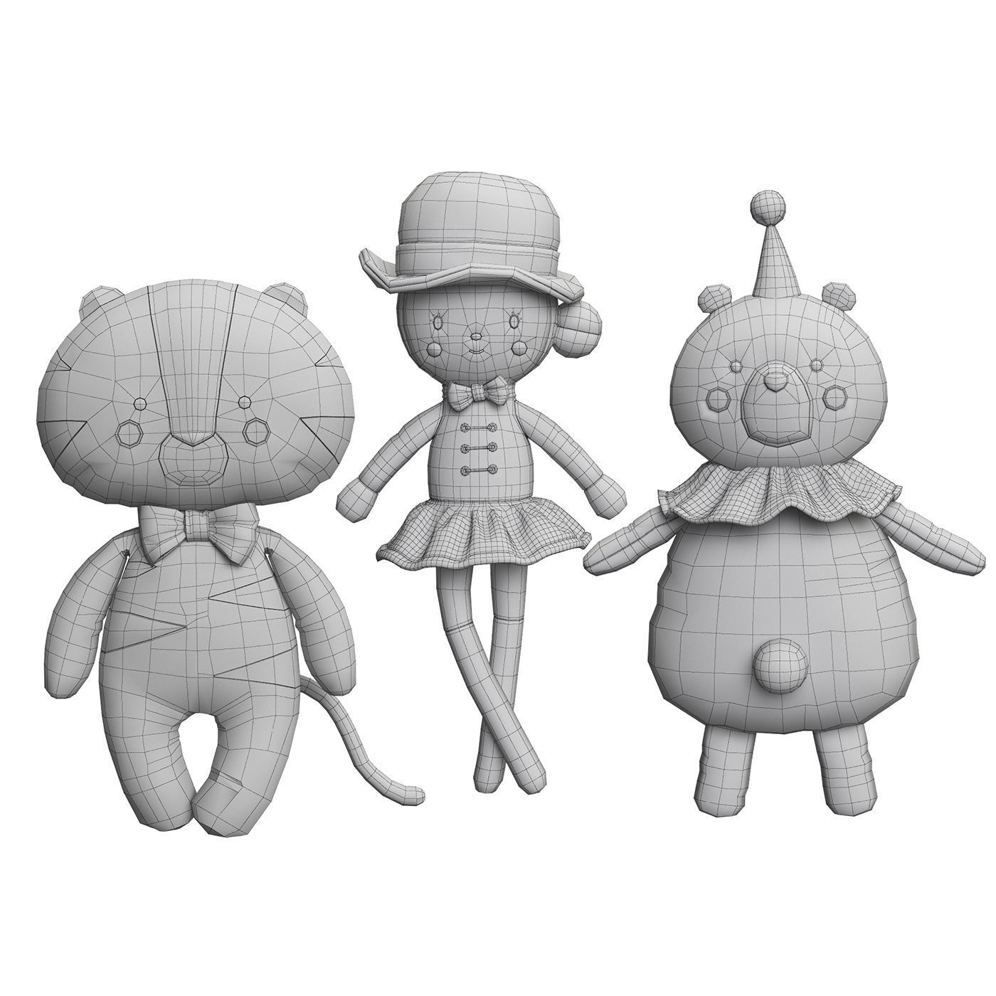 Plush Toys 09 3D model_4