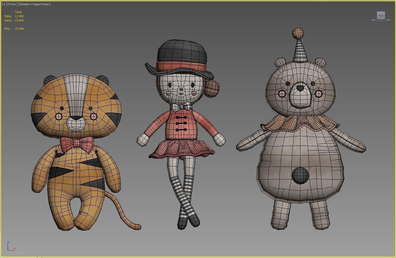 Plush Toys 09 3D model_8