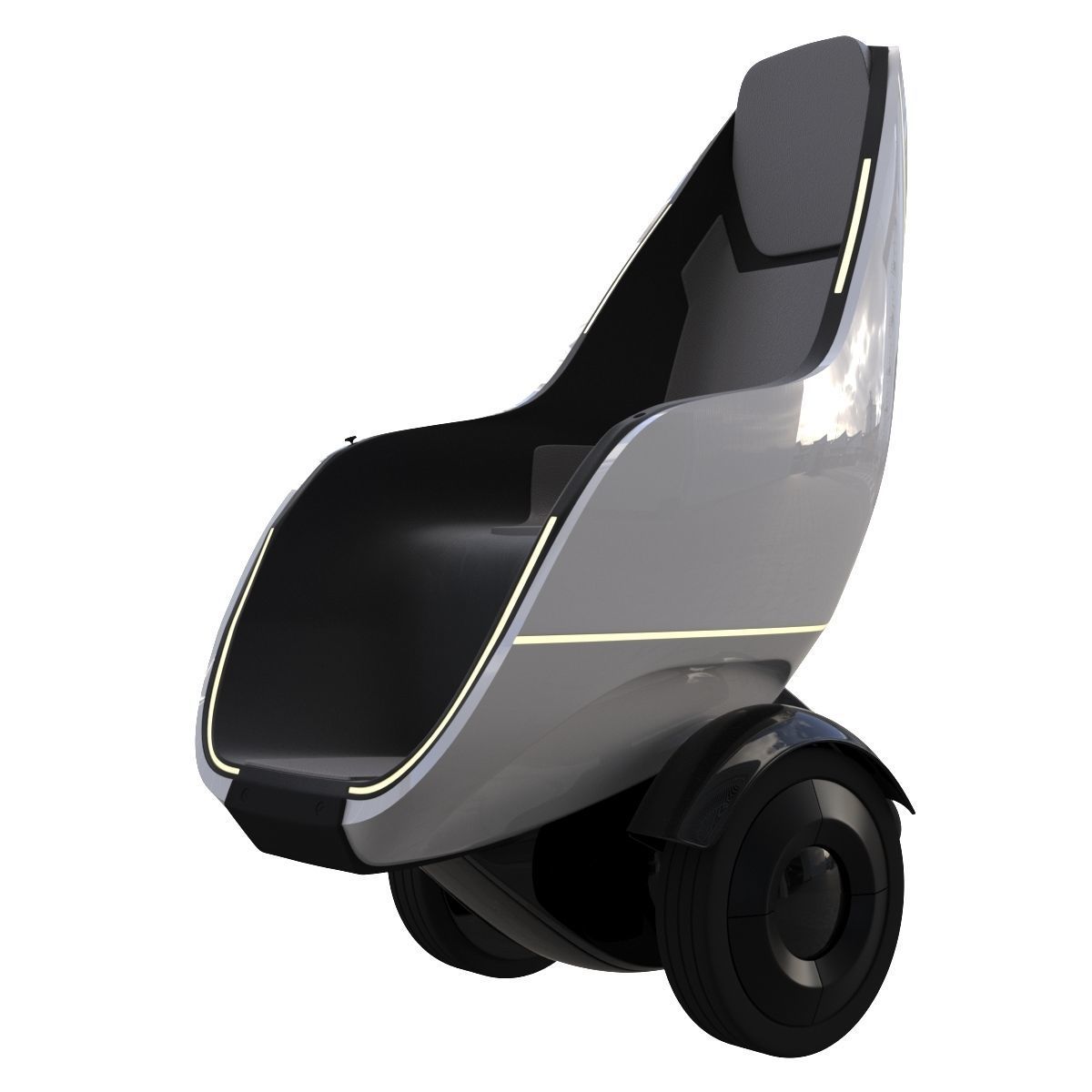 Segway s-pod 3D model_2
