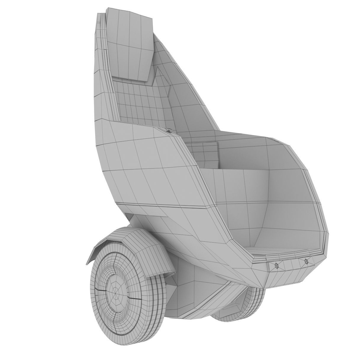 Segway s-pod 3D model_6