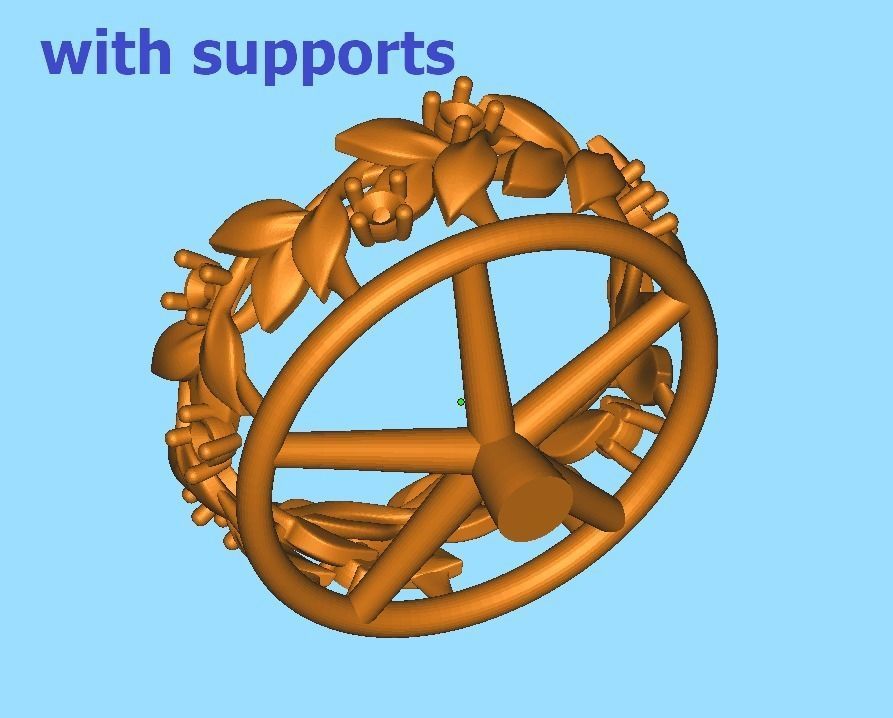 Floral Leaves Eternity Rings Collection 7US 8US 9US sizes _26