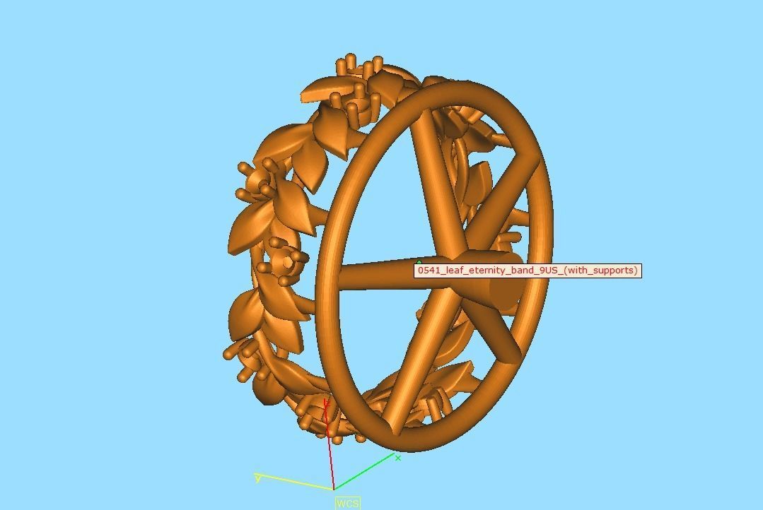 Floral Leaves Eternity Rings Collection 7US 8US 9US sizes _55