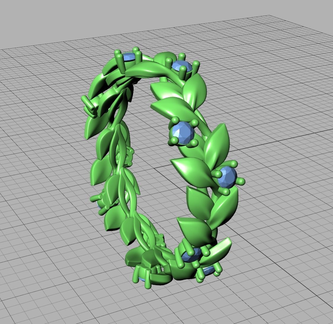 Floral Leaves Eternity Rings Collection 7US 8US 9US sizes _52