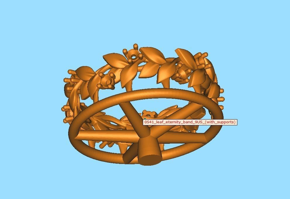 Floral Leaves Eternity Rings Collection 7US 8US 9US sizes _54