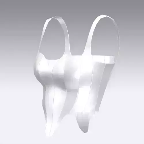 CORSET BLOUSE WHITE SATINN STYLE LOOK FASHION