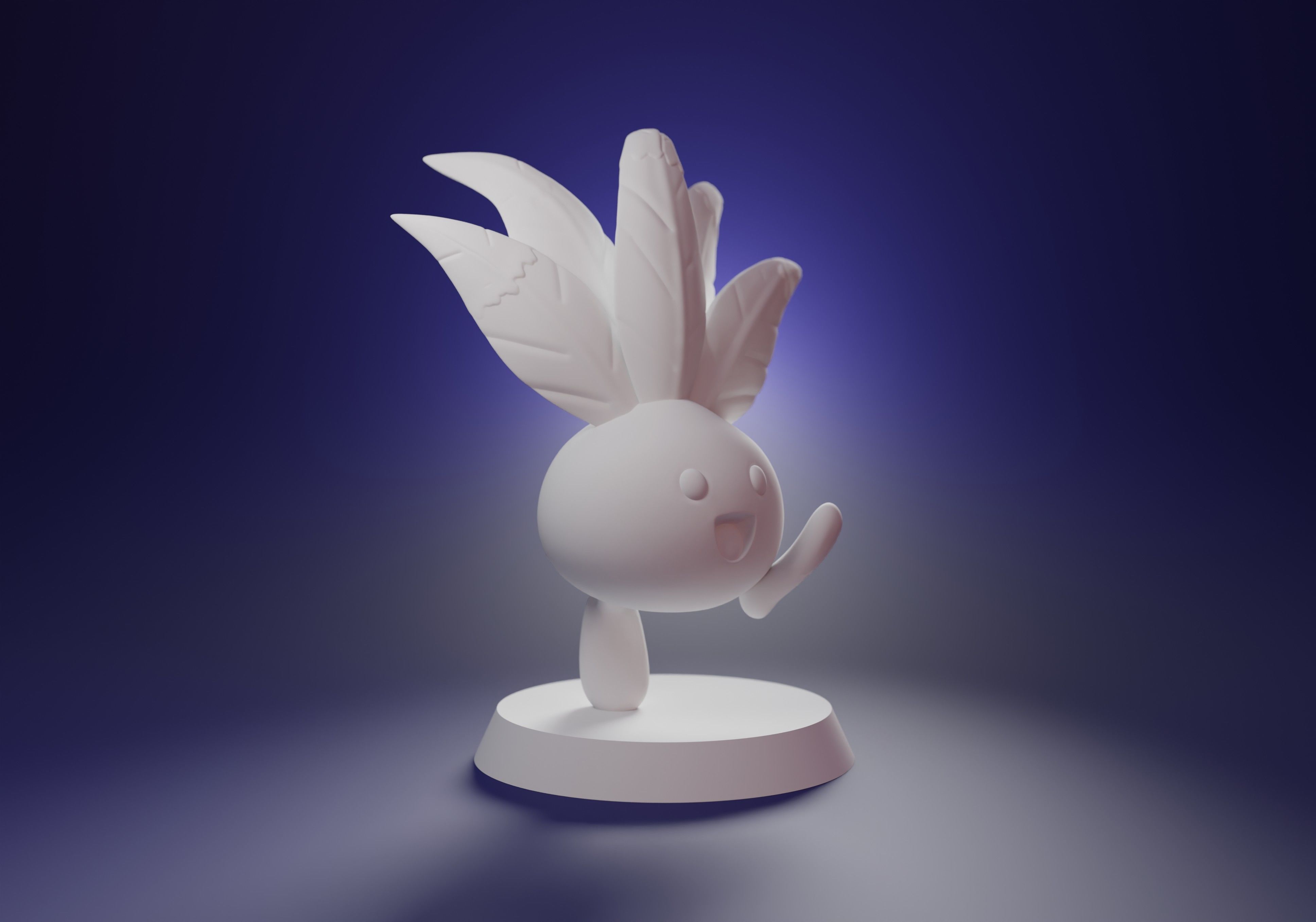 ODDISH - CUTE 3D PRINTABLE POKEMON Free 3D print model_4