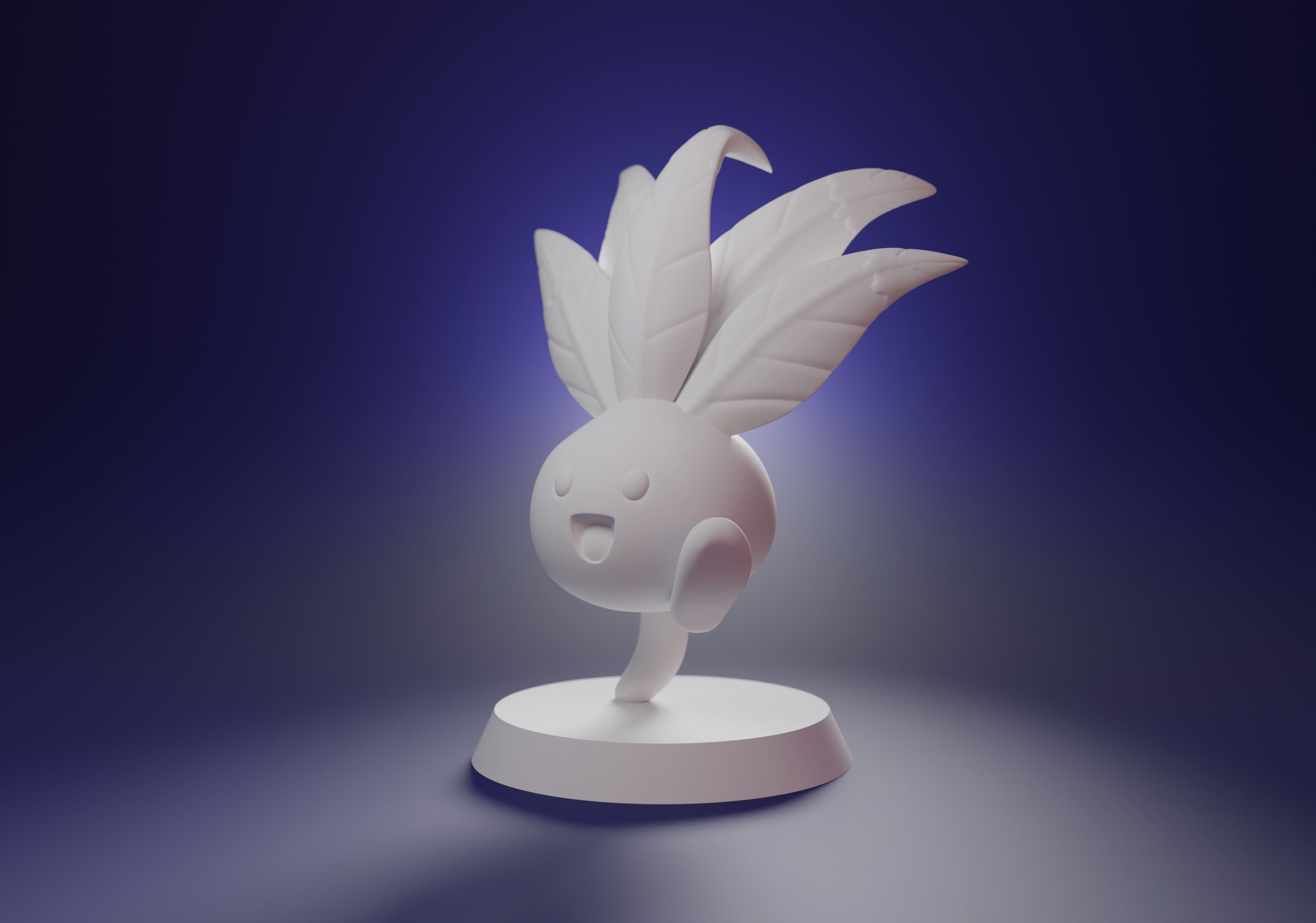 ODDISH - CUTE 3D PRINTABLE POKEMON Free 3D print model_6