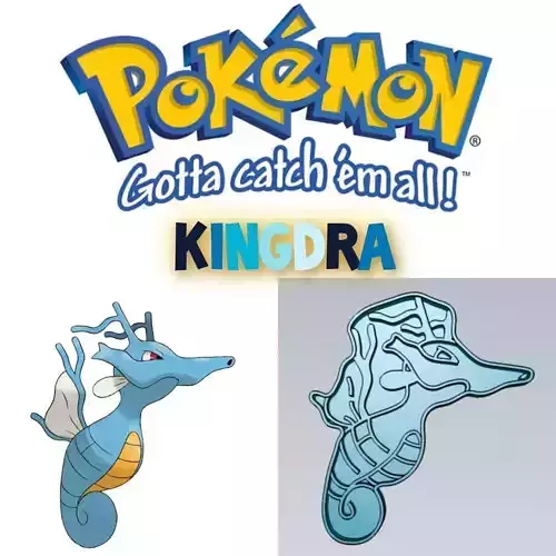 Amazing Pokemon Kingdra Cookie Cutter Stamp Cake Decorating 