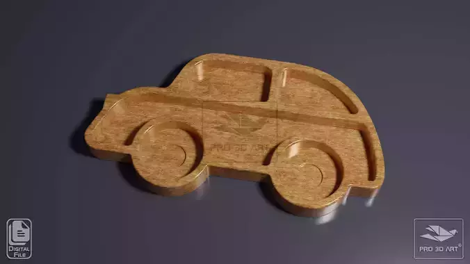 Car Tray - CNC Files for Wood