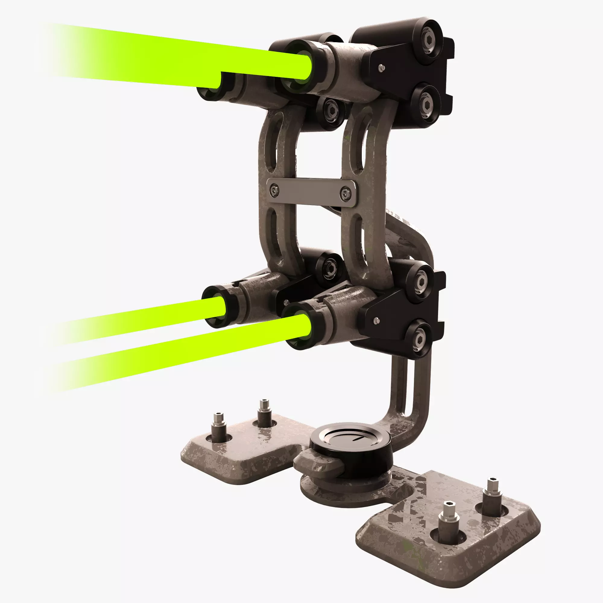 Sci-fi Laser Barrier 3D model_0