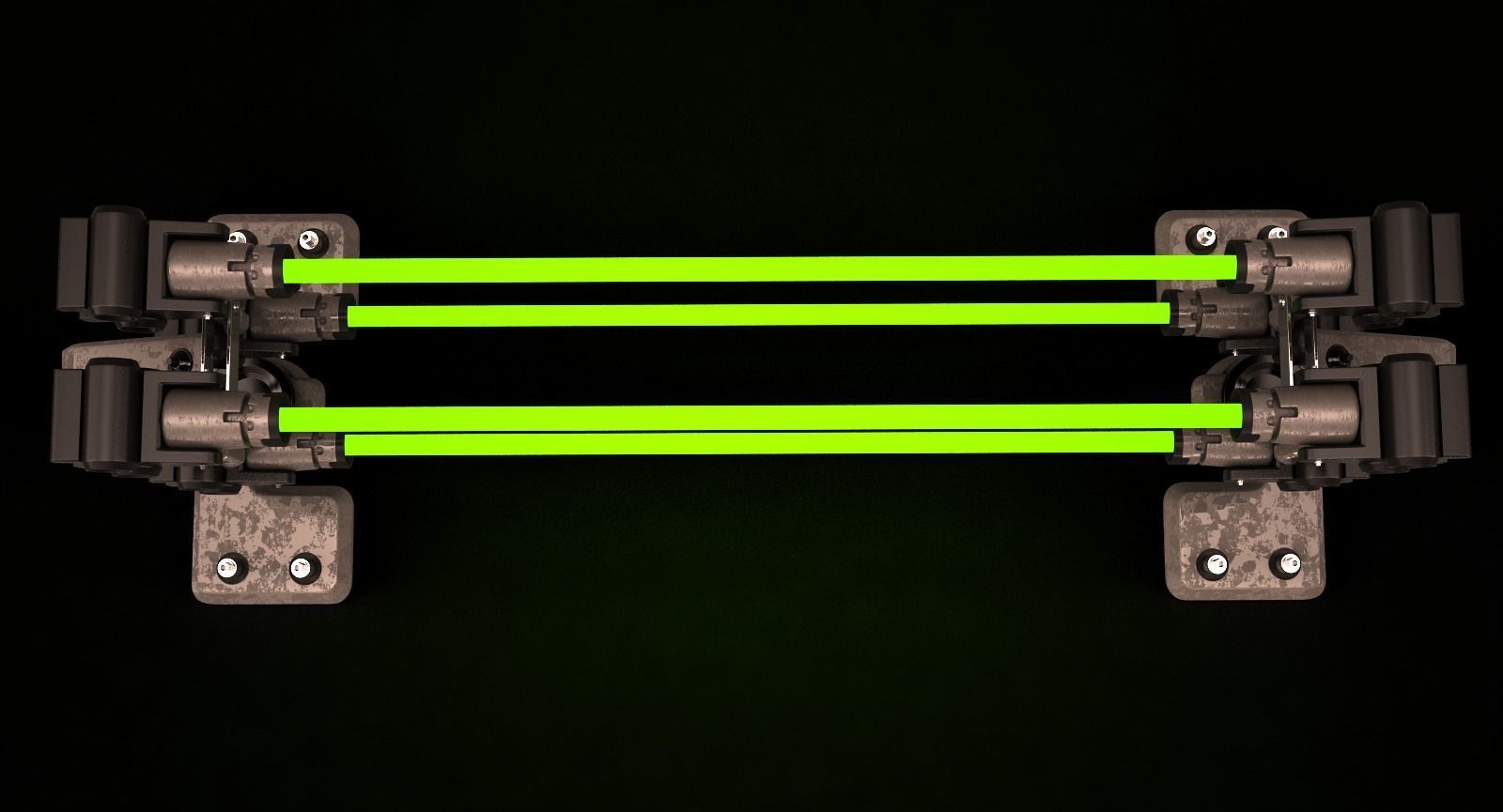 Sci-fi Laser Barrier 3D model_6