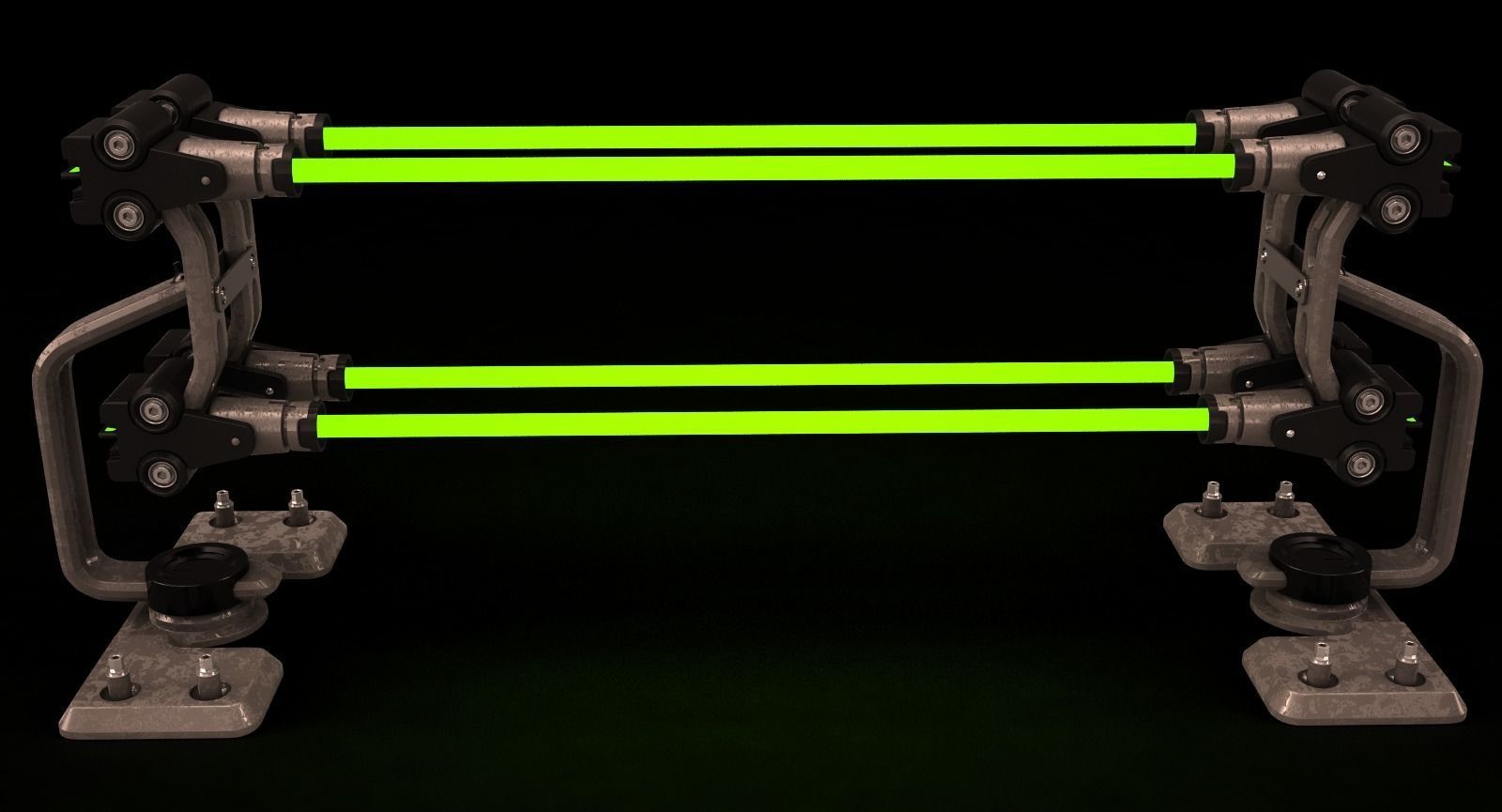 Sci-fi Laser Barrier 3D model_5