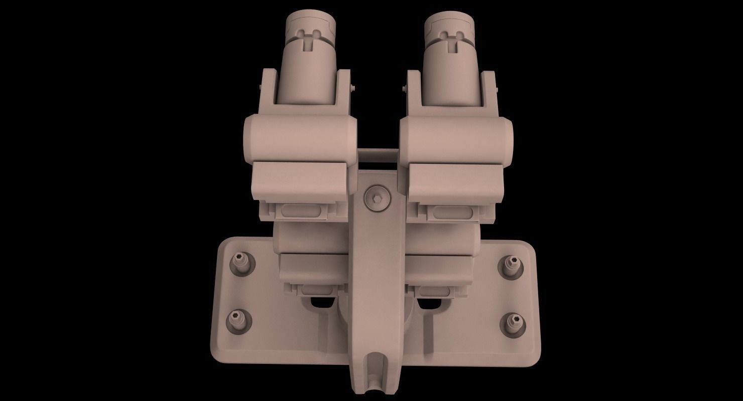 Sci-fi Laser Barrier 3D model_16
