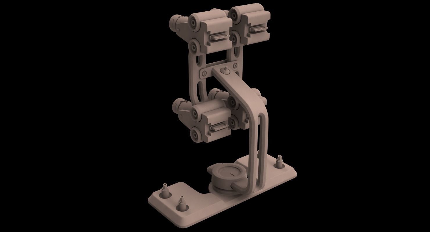 Sci-fi Laser Barrier 3D model_15