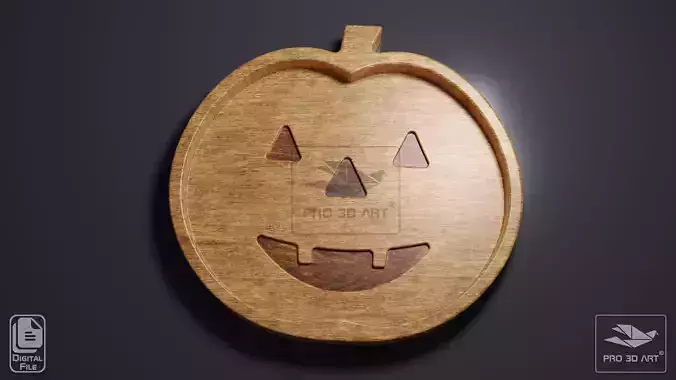 Pumpkin Tray - CNC Files for Wood