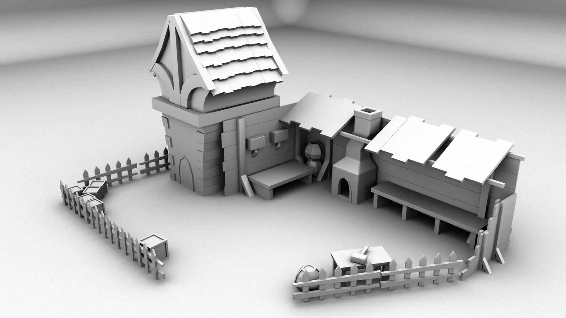 CARTONIC HOUSE 3D model 02 3D model_0