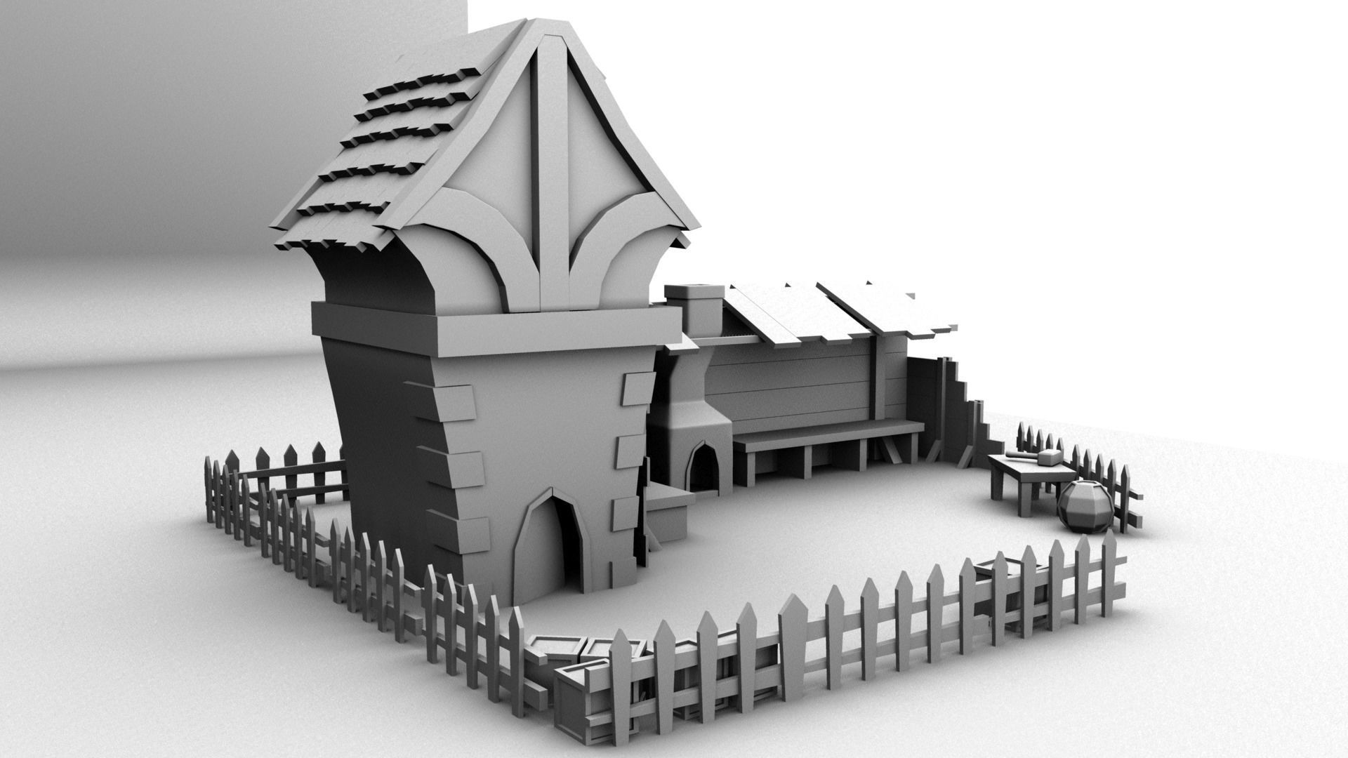 CARTONIC HOUSE 3D model 02 3D model_3