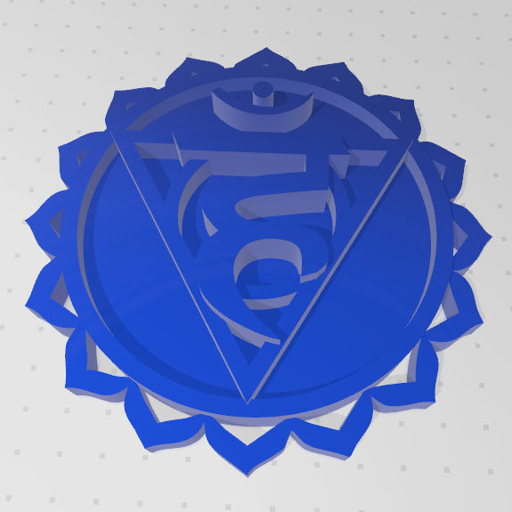 CHAKRA DEL CUELLO - VISHUDDHA 3D print model_10