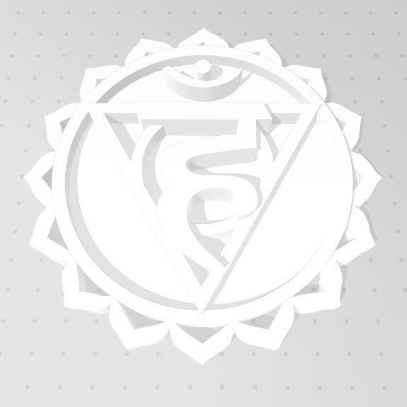 CHAKRA DEL CUELLO - VISHUDDHA 3D print model_22