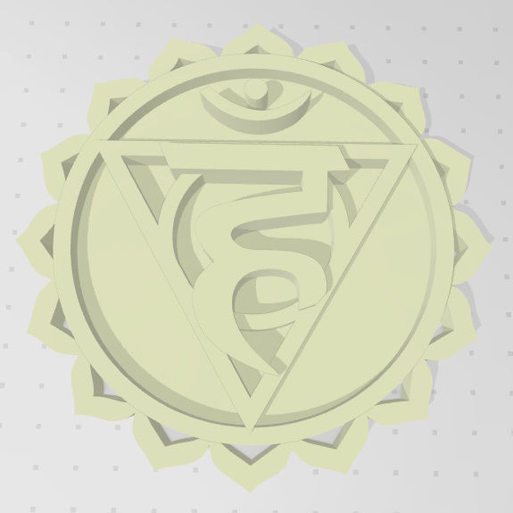 CHAKRA DEL CUELLO - VISHUDDHA 3D print model_7