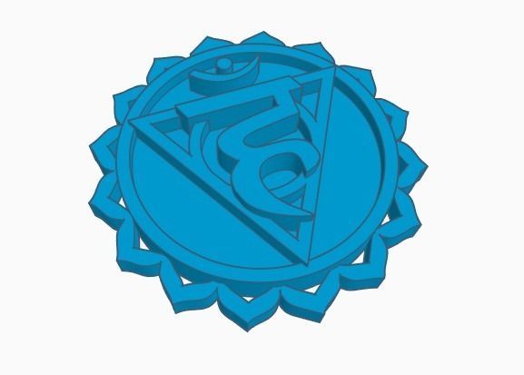 CHAKRA DEL CUELLO - VISHUDDHA 3D print model_3
