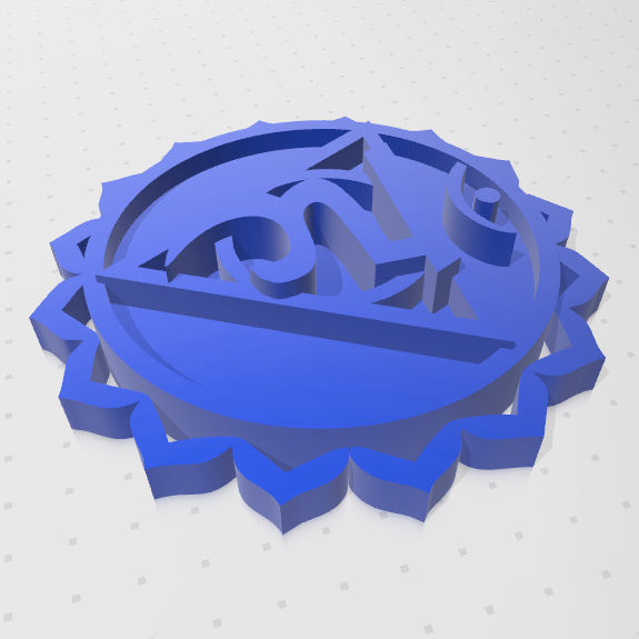 CHAKRA DEL CUELLO - VISHUDDHA 3D print model_6