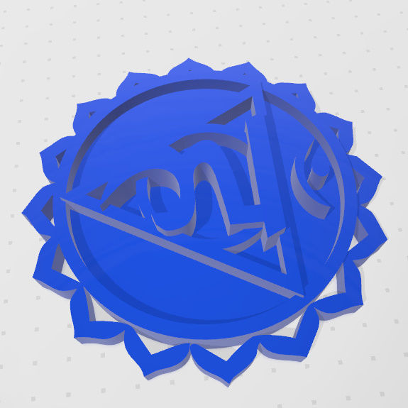CHAKRA DEL CUELLO - VISHUDDHA 3D print model_9