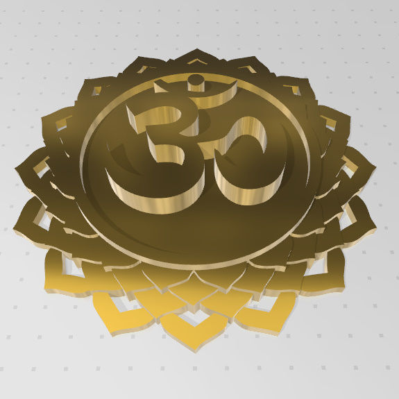 CHAKRA CORONAL - SAHASRARA 3D print model_8