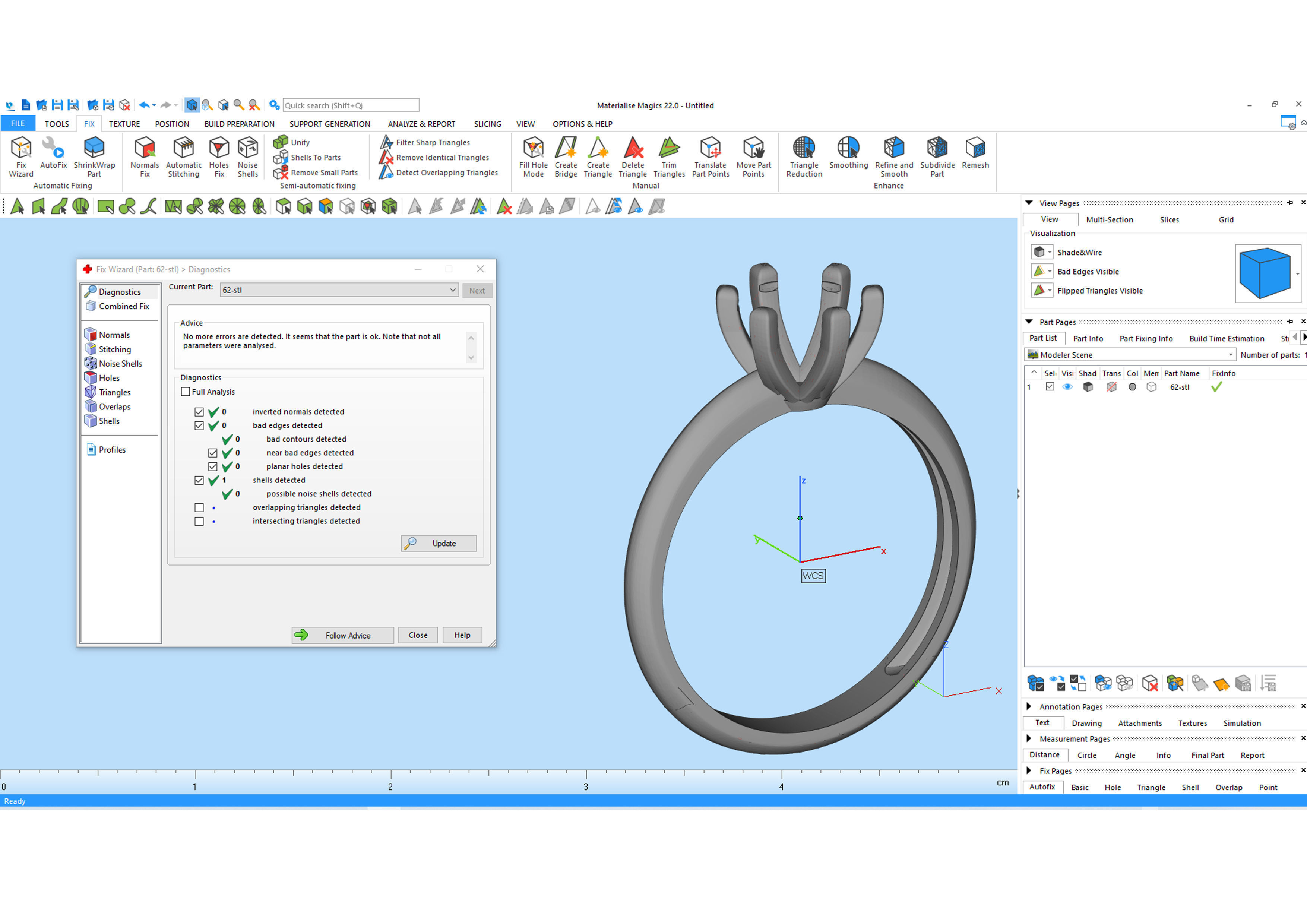 Solitaire ring 3D print model_9