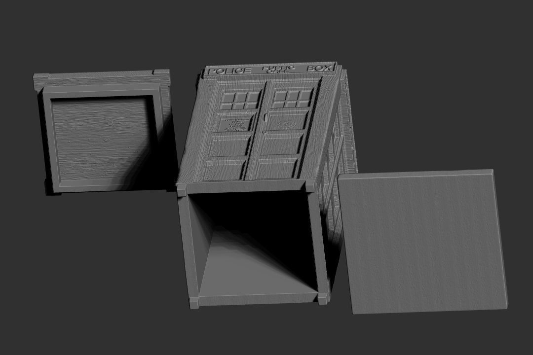 Trinket Box - TARDIS 3D print model_15