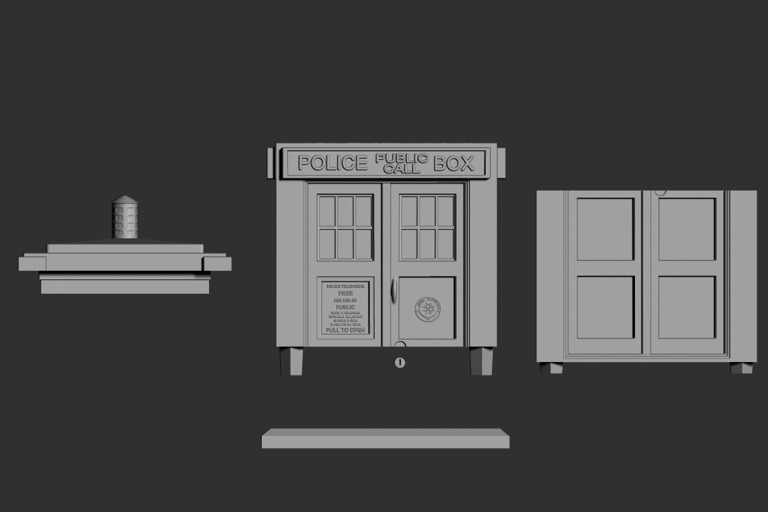 Trinket Box - TARDIS 3D print model_8