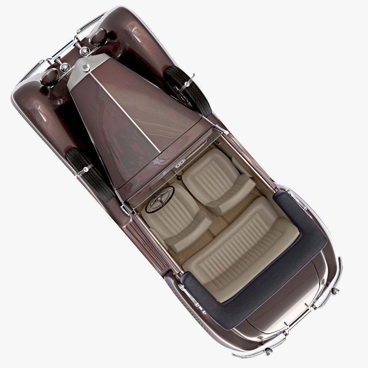 Mercedes Benz 540K 3D model_5