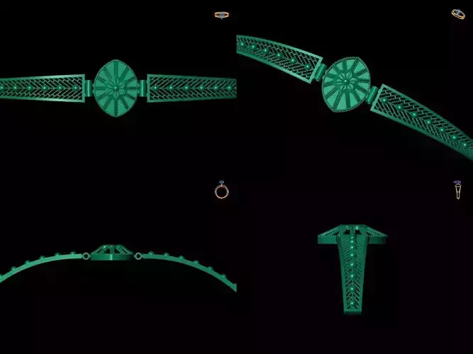 Bracelet 4 bow and arrow