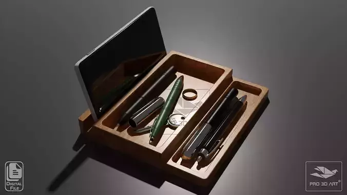 Phone Keys Pen Holder - CNC Files for Wood