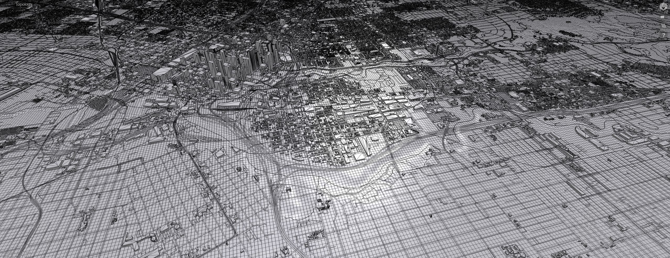 Cityscape Houston USA 3D model_17