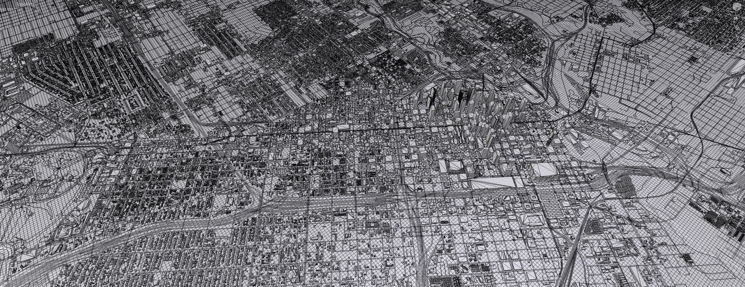 Cityscape Houston USA 3D model_19