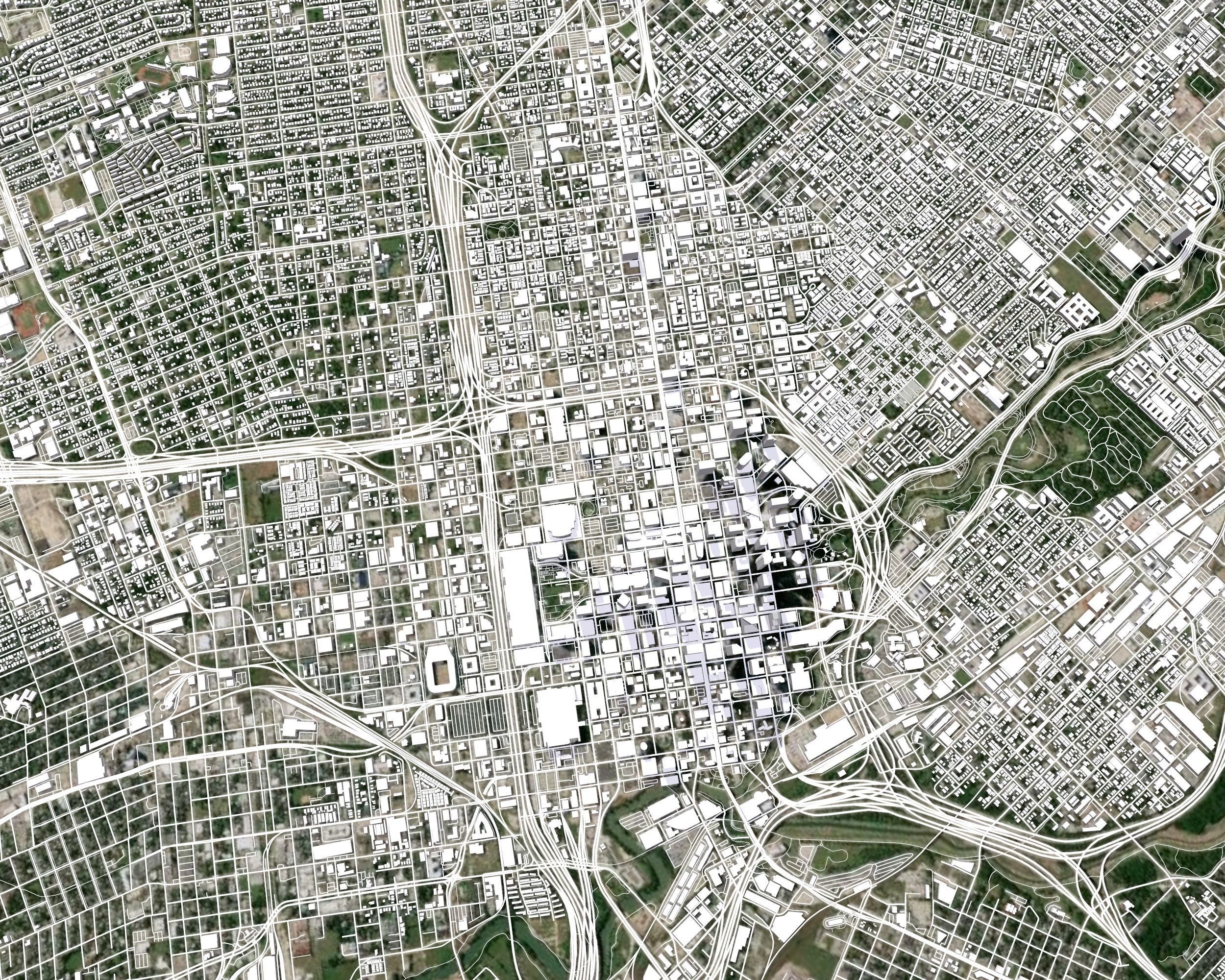 Cityscape Houston USA 3D model_15