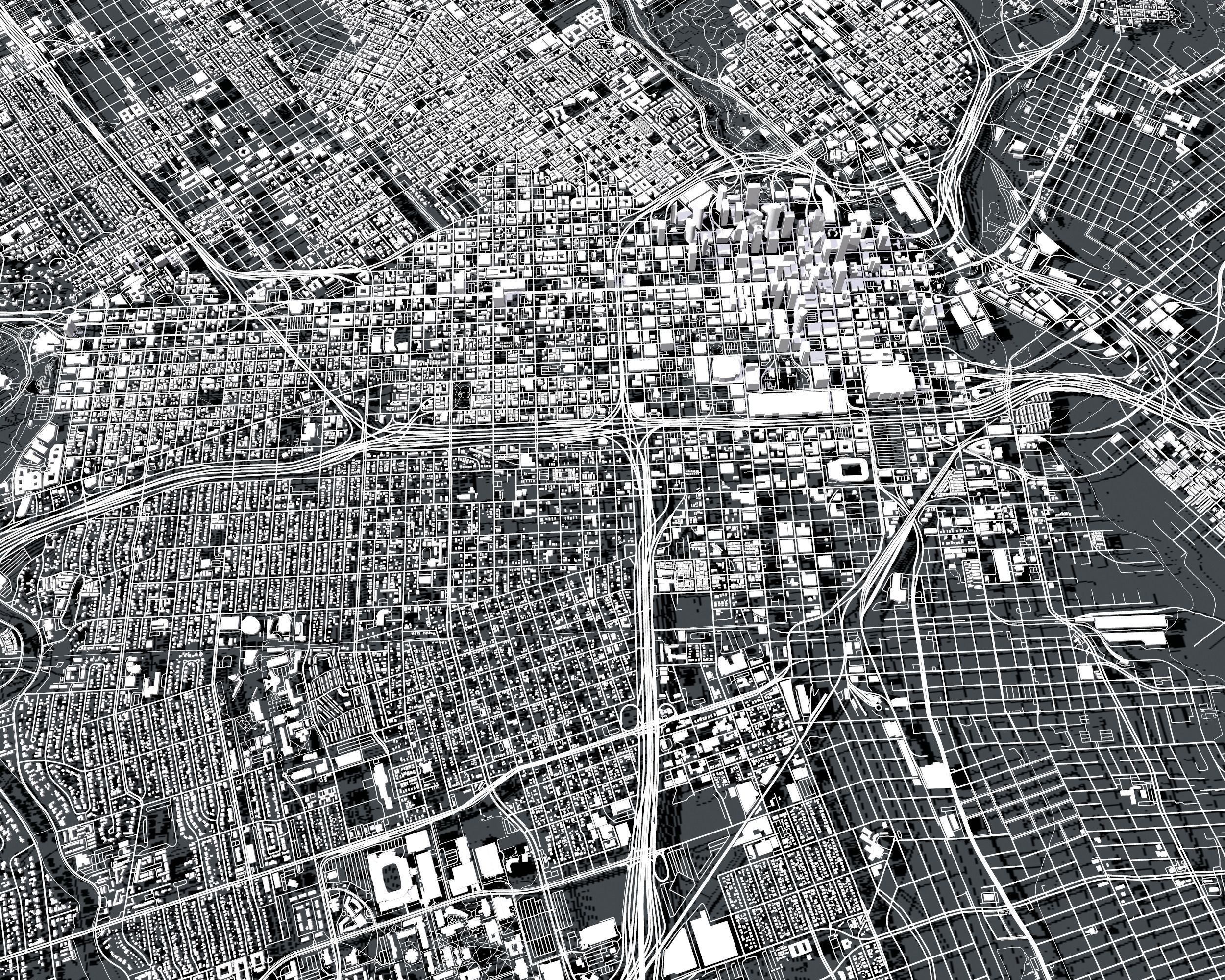 Cityscape Houston USA 3D model_10