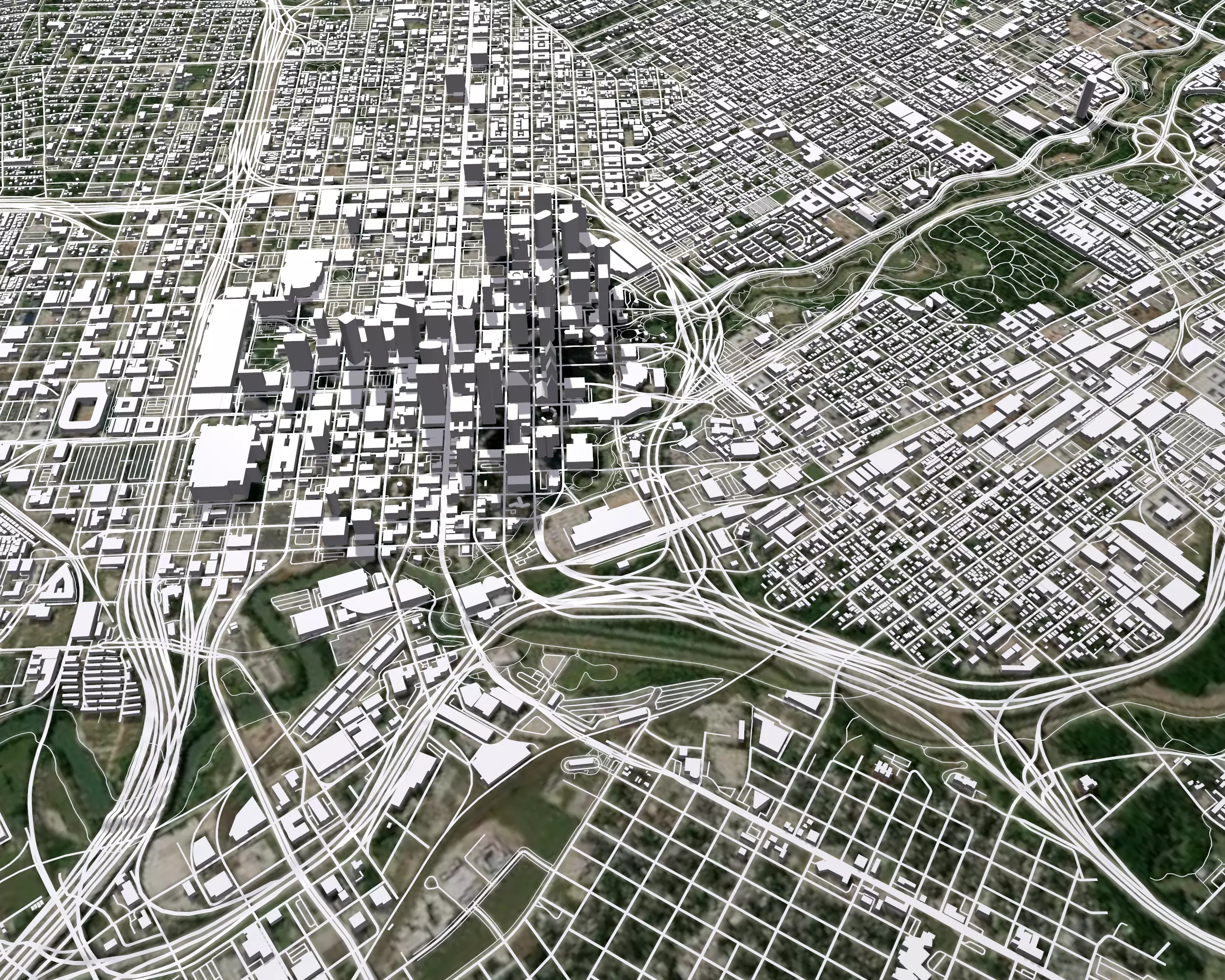 Cityscape Houston USA 3D model_0