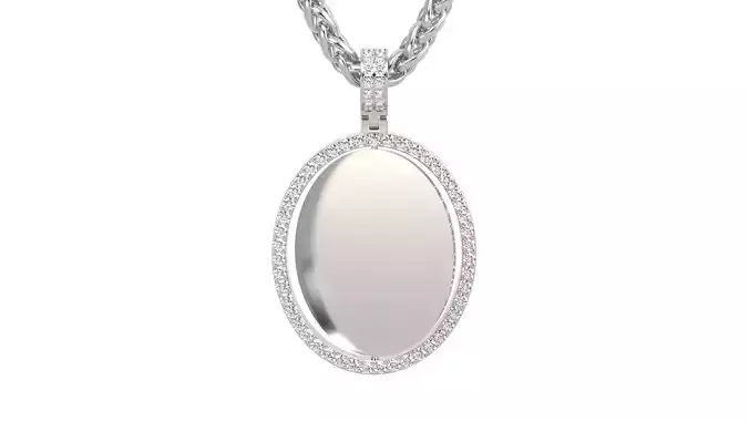 Picture pendant 1-2 inch N 22 3D print model