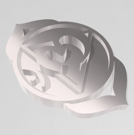 7 Chakras metal logo 3D print model_13