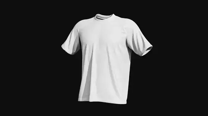 t-shirt 3d model polo shirt