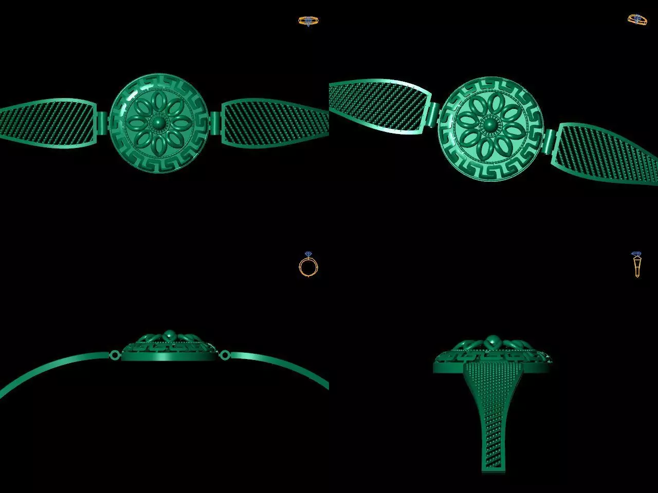 Bracelet 11 3D print model_0