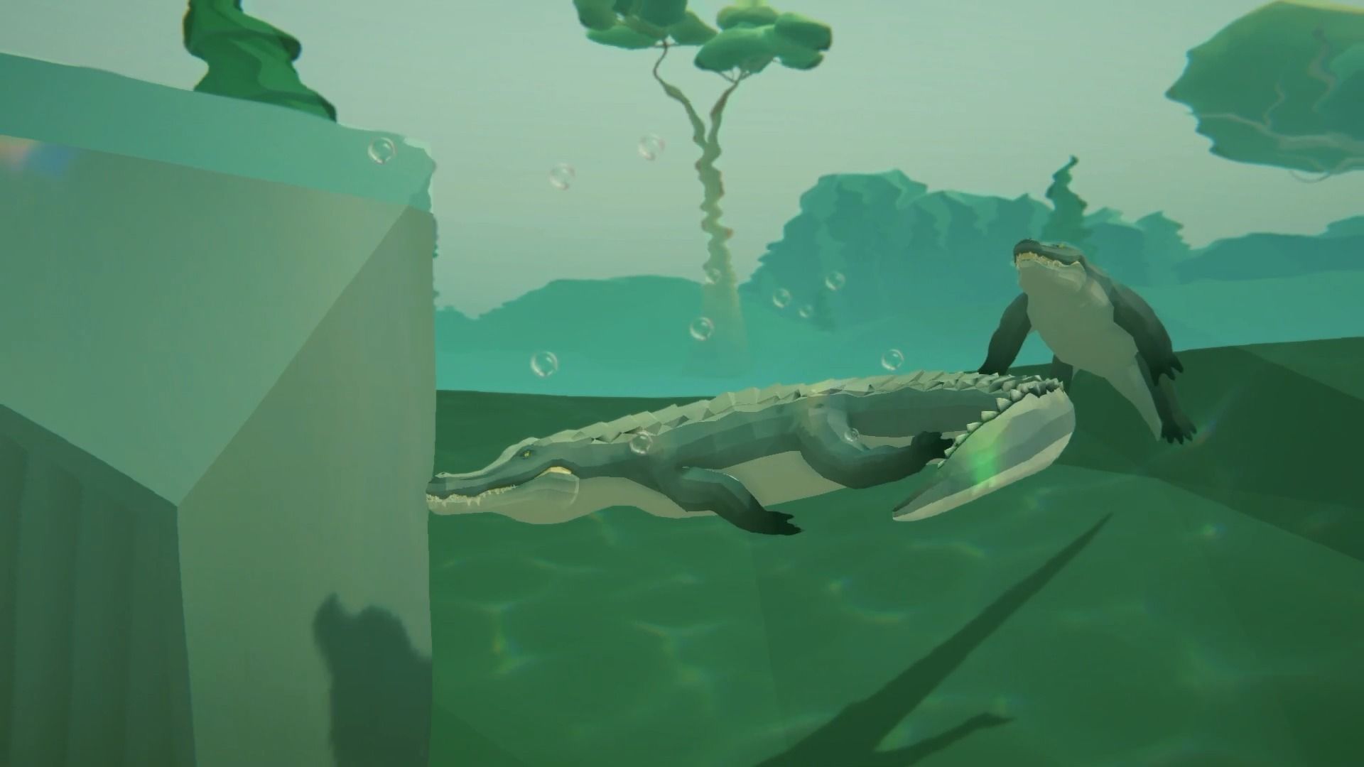 Realistic Crocodile - Alligator Low-poly 3D model_27