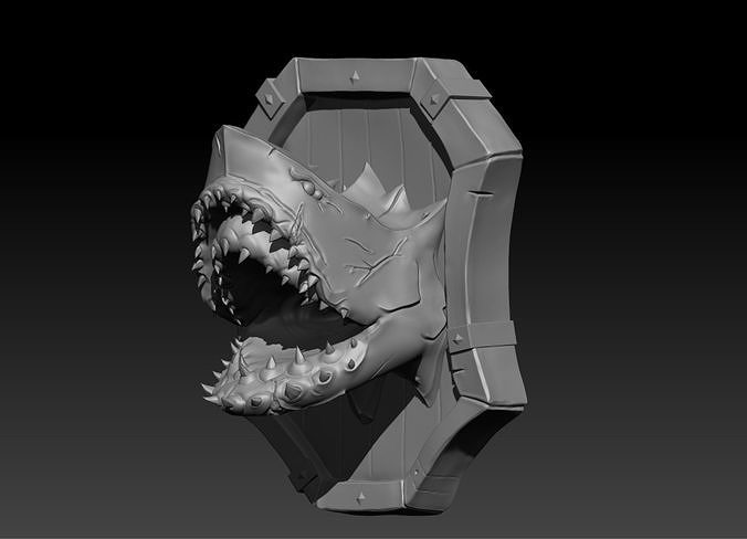 Sea of Thieves Megalodon Trophy 3D print model