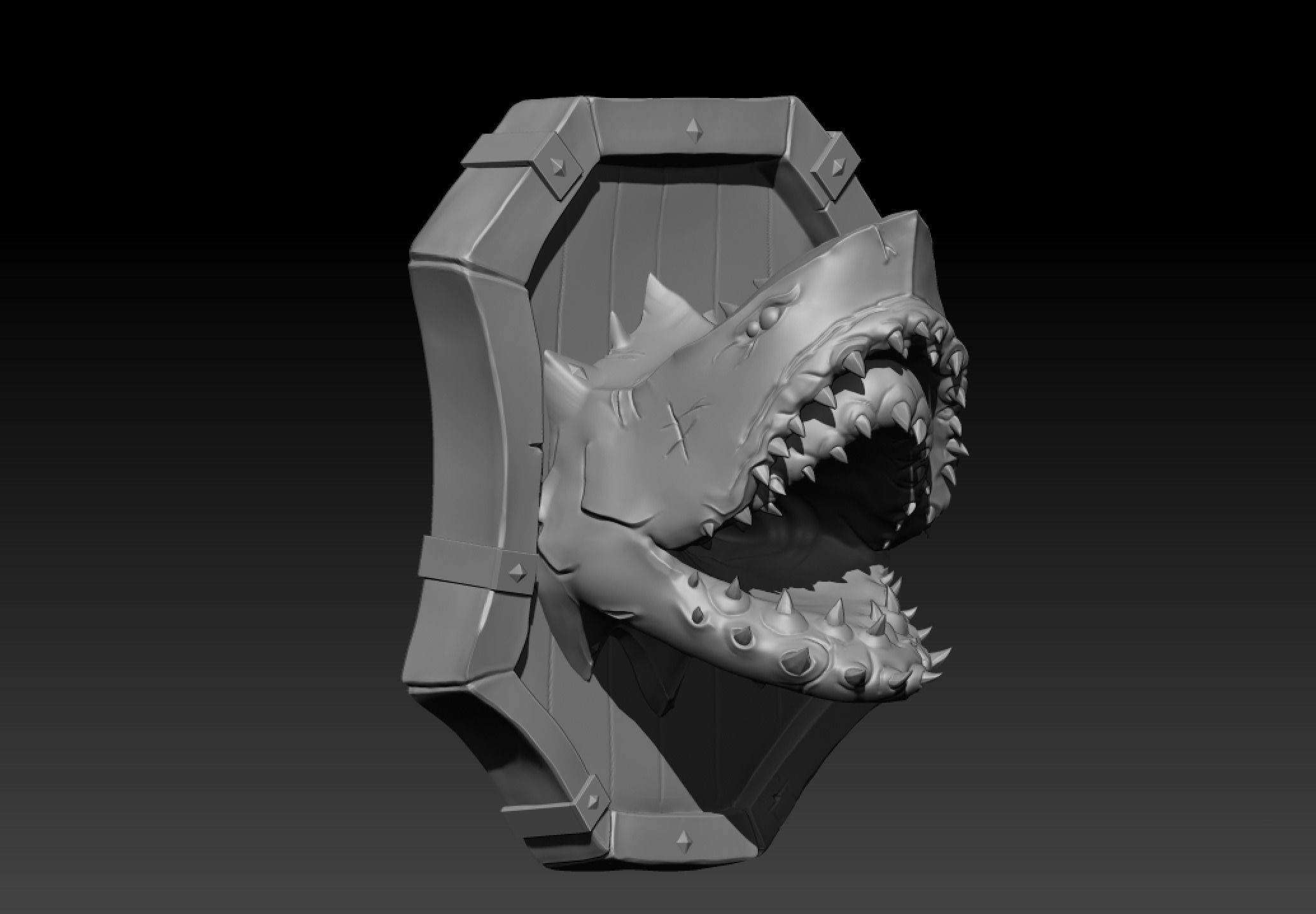 Sea of Thieves Megalodon Trophy 3D print model_2