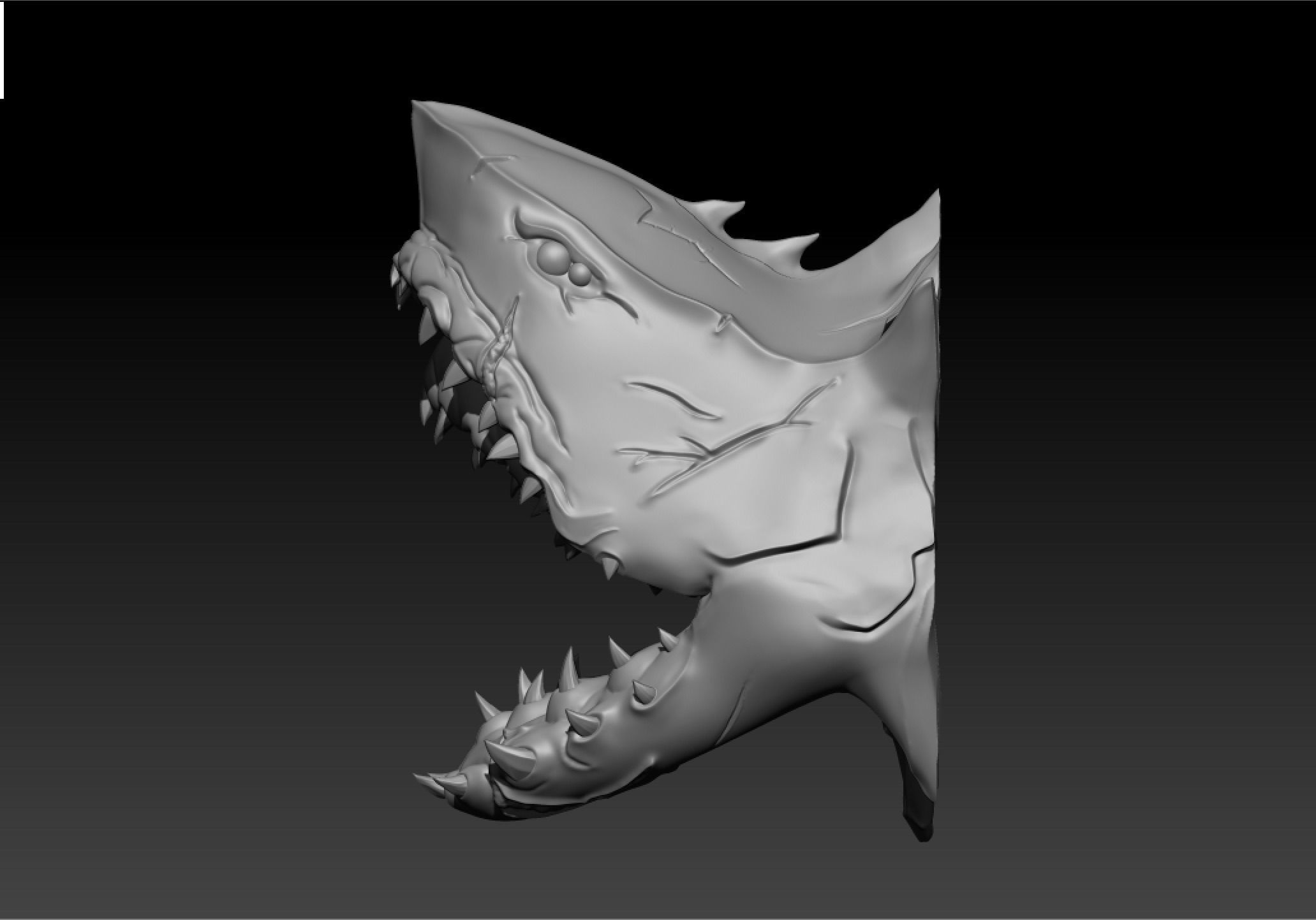 Sea of Thieves Megalodon Trophy 3D print model_4
